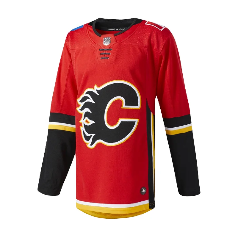 adidas - Men's Calgary Flames Home Authentic Pro Jersey (CA7072) Confident Men's High